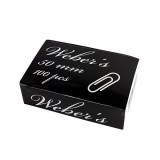 WEBER S Gemkapocs WEBER`S 50mm nikkel 100 darabos