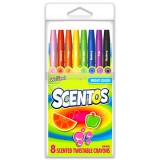 Weeveel Scentos: Illatos 8 darabos csavarozható zsírkréták - élénk színek