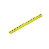 Weidmüller 0689700000 Kábelkódoló rendszer, sárga, Vezeték külső átm.:3 - 4 mm, nélkül, PVC, puha, kadmium nélkül, -30...80 °C