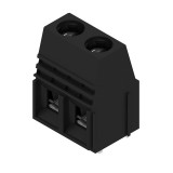 Weidmüller 1059280000 NYÁK-kapocs, 690 V, 76 A, Osztás mm: 10.16, 16 mm², Pólusszám: 2, Csavaros csatlakozás, THT-forrasztott csatlakozás, 90°, Doboz