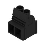 Weidmüller 1192980000 NYÁK-kapocs, 1000 V, 76 A, Osztás mm: 10.16, 16 mm², Pólusszám: 2, Csavaros csatlakozás, THT-forrasztott csatlakozás, 90°, Doboz
