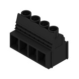 Weidmüller 1193000000 NYÁK-kapocs, 1000 V, 76 A, Osztás mm: 10.16, 16 mm², Pólusszám: 4, Csavaros csatlakozás, THT-forrasztott csatlakozás, 90°, Doboz