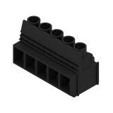 Weidmüller 1193010000 NYÁK-kapocs, 1000 V, 76 A, Osztás mm: 10.16, 16 mm², Pólusszám: 5, Csavaros csatlakozás, THT-forrasztott csatlakozás, 90°, Doboz