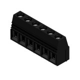 Weidmüller 1226240000 NYÁK-kapocs, 690 V, 76 A, Osztás mm: 10.16, 16 mm², Pólusszám: 6, Csavaros csatlakozás, THT-forrasztott csatlakozás, 90°, Doboz