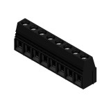 Weidmüller 1226260000 NYÁK-kapocs, 690 V, 76 A, Osztás mm: 10.16, 16 mm², Pólusszám: 8, Csavaros csatlakozás, THT-forrasztott csatlakozás, 90°, Doboz