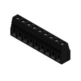 Weidmüller 1226270000 NYÁK-kapocs, 690 V, 76 A, Osztás mm: 10.16, 16 mm², Pólusszám: 9, Csavaros csatlakozás, THT-forrasztott csatlakozás, 90°, Doboz
