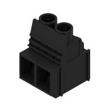 Weidmüller 1226290000 NYÁK-kapocs, 1000 V, 76 A, Osztás mm: 10.16, 16 mm², Pólusszám: 2, Csavaros csatlakozás, THT-forrasztott csatlakozás, 90°, Doboz