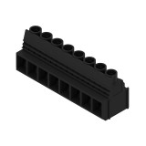 Weidmüller 1226350000 NYÁK-kapocs, 1000 V, 76 A, Osztás mm: 10.16, 16 mm², Pólusszám: 8, Csavaros csatlakozás, THT-forrasztott csatlakozás, 90°, Doboz