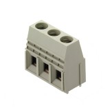 Weidmüller 1635930000 NYÁK-kapocs, 690 V, 76 A, Osztás mm: 10.16, 16 mm², Pólusszám: 3, Csavaros csatlakozás, THT-forrasztott csatlakozás, 90°, Doboz