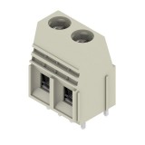 Weidmüller 1636170000 NYÁK-kapocs, 690 V, 76 A, Osztás mm: 10.16, 16 mm², Pólusszám: 2, Csavaros csatlakozás, THT-forrasztott csatlakozás, 90°, Doboz