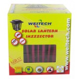 Weitech Solar-led szúnyog és légycsapda Lantern, kültéri használatra, max 20 m2 területre