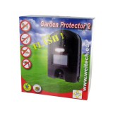 Weitech Ultrahangos kutya-,macska-,nyest-,vad- riasztó, villanófényes max. 200m2 (WK0052)