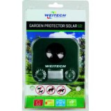 Weitech (WK0053) ultrahangos kutya-macska riasztó, napelemes, 75 m2