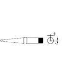 Weller pákahegy, forrasztóhegy PT sorozat PT-M8 hosszú hegyű 3.2 mm (4PTM8-1)