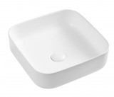 Wellis Azalea matt fehér pultra építhető porcelán mosdó