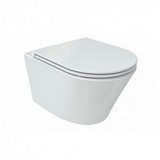 Wellis Clement fali, rimless WC