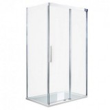 Wellis Fabio aszimmetrikus szögletes zuhanykabin,tálca nélkül Easy clean bevonattal 120x90x200 cm
