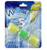 Wellnax WC Frissítő Block 50 g Citrom