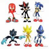 Wenle Electronic Commerce Co. Ltd. 6 db-os Sonic a sündisznó figura szett 10 cm