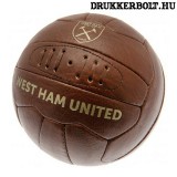 West Ham United retro bőrlabda - eredeti gyűjtői termék!