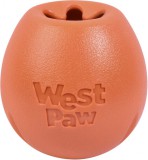 West Paw Wes Paw Rumbl - Jutalomfalattal tölthető labda (L | 10 cm | Sárgadinnye)