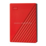 Western Digital HDD 4TB 2,5" USB 3.2 Gen 1 My Passport (Piros) (WDBPKJ0040BRD-WESN)