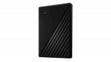 Western Digital Külső lemez WD My Passport, 2.5'', 5TB, USB 3.2, fekete WDBPKJ0050BBK-WESN