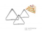 Westmark 3 emeletes sütemény kiszúró hullámos háromszög, 4/5/6 cm (35282291)