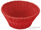 Westmark kerek fonott kosár, piros, 28×12cm