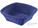Westmark szögletes fonott kosár, kék, 23×23×9cm