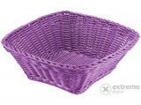 Westmark szögletes fonott kosár, lila, 19×19×7,5cm