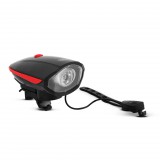 WHEEL ZONE 18582 Kerékpár lámpa elektromos kürttel - XPE LED - 400 mAh - 450 lm - IP55