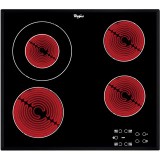 Whirlpool AKT 8130 BA főzőlap Fekete Beépített Kerámia 4 zóna