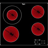 Whirlpool AKT 8130 BA főzőlap Fekete Beépített Kerámia 4 zóna (AKT 8130 BA)