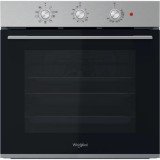 Whirlpool OMK38HU0X inox-fekete, beépíthető, sütőtér: 71 liter, grill, légkeverés sütő
