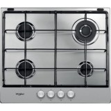 Whirlpool TGML 651 IX Rozsdamentes acél Beépített 55 cm Gáz 4 zóna