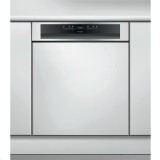 Whirlpool WBO 3T333 P 6.5 X mosogatógép Félig beépített 14 terítékes D