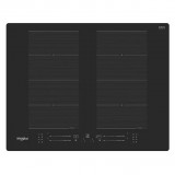 Whirlpool WF S8865 NE főzőlap Fekete Beépített 65 cm Zónás indukciós főzőlap 4 zóna (WF S8865 NE)