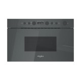 Whirlpool WMN14BSG Szürke Grillezős mikrohullámú sütő Beépített 22 L 750 W