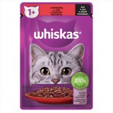 Whiskas alutasakos macskaeledel - marha 85 g