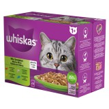 Whiskas alutasakos macskaeledel válogatás - halas, húsos 12 x 85 g