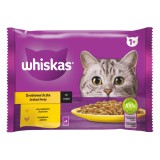 Whiskas alutasakos macskaeledel válogatás mártásban - csirke, pulyka 4 x 85 g
