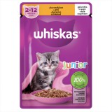 Whiskas Junior alutasakos macskaeledel - csirke 85 g