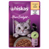 Whiskas Pure Delight alutasakos macskaeledel - csirke 85 g