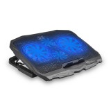 White Shark CP-25 Ice Warrior 17.3", 4 ventilátoros fekete gamer notebook hűtő