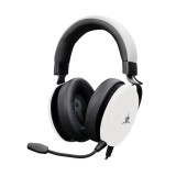 White Shark Elephant gamer headset, 50 mm, levehető mikrofon, fonott kábel, fehér