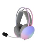 White Shark FIREFLY WHITE vezetékes gamer fejhallgató mikrofonnal 3.5mm, fehér - GH-2342-W