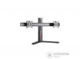 White Shark GMS-3202 RHAMSES II 17""-27"" dual asztali monitor tartó konzol,dönthető,forgatható (0616320539276)