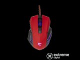 White Shark Hannibal-2R gamer egér, piros
