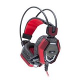WHITE SHARK HDS GH-1644 TIGER gamer headset mikrofonnal - Fekete/Piros (GH-1644)